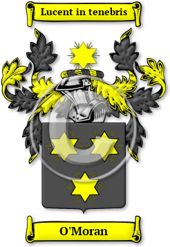 O'Moran Family Crest Download (jpg) Legacy Series - 150 DPI