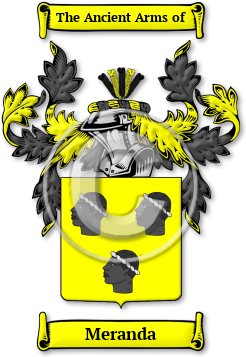Meranda Family Crest Download (JPG) Legacy Series - 600 DPI