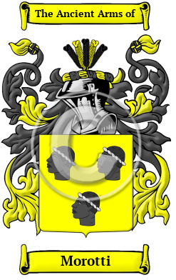 Morotti Family Crest/Coat of Arms