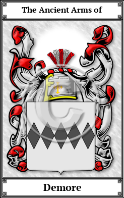 Demore Family Crest Download (JPG)  Book Plated - 150 DPI