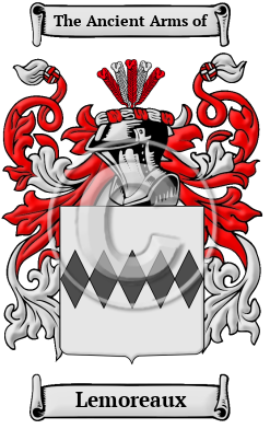 Lemoreaux Family Crest/Coat of Arms