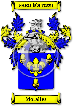 Moralles Family Crest Download (jpg) Legacy Series - 150 DPI