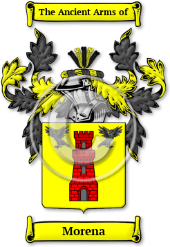 Morena Family Crest Download (JPG) Legacy Series - 600 DPI