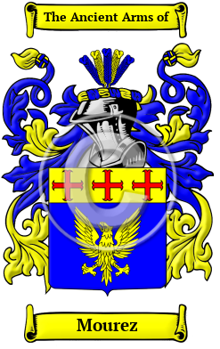 Mourez Family Crest/Coat of Arms