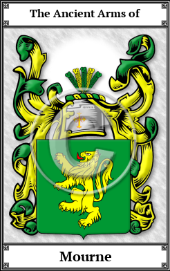 Mourne Family Crest Download (JPG) Book Plated - 600 DPI