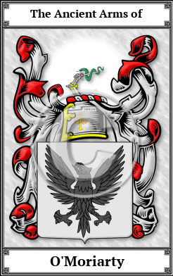 O'Moriarty Family Crest Download (JPG)  Book Plated - 150 DPI
