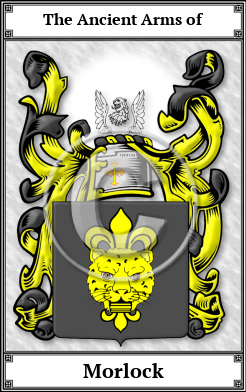 Morlock Family Crest Download (JPG)  Book Plated - 150 DPI
