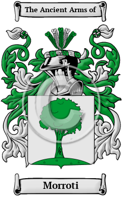 Morroti Family Crest/Coat of Arms