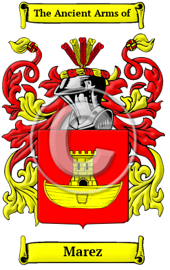 Marez Family Crest/Coat of Arms