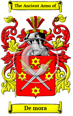 De mora Family Crest/Coat of Arms