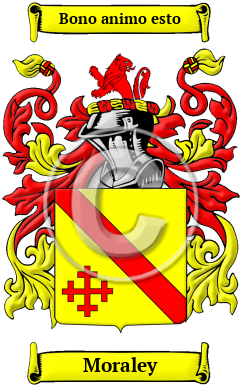 Moraley Family Crest/Coat of Arms
