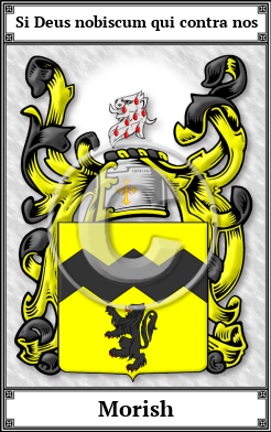 Morish Family Crest Download (JPG) Book Plated - 600 DPI
