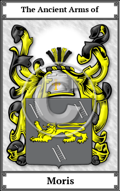 Moris Family Crest Download (JPG)  Book Plated - 150 DPI