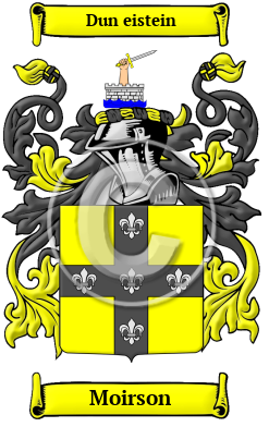 Moirson Family Crest/Coat of Arms