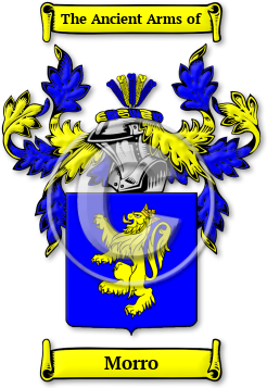 Morro Family Crest Download (jpg) Legacy Series - 150 DPI