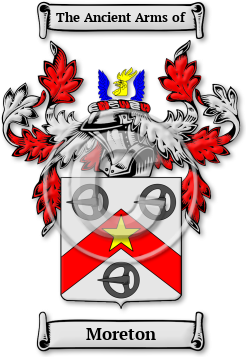 Moreton Family Crest Download (jpg) Legacy Series - 150 DPI
