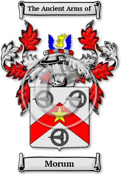 Morum Family Crest Download (jpg) Legacy Series - 150 DPI