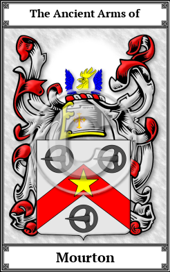 Mourton Family Crest Download (JPG)  Book Plated - 150 DPI