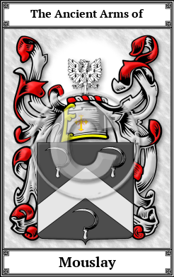 Mouslay Family Crest Download (JPG)  Book Plated - 150 DPI