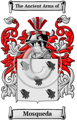 Mosqueda Family Crest/Coat of Arms