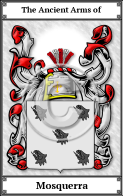 Mosquerra Family Crest Download (JPG)  Book Plated - 150 DPI