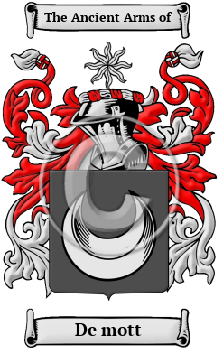 De mott Family Crest/Coat of Arms