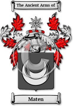 Maten Family Crest Download (jpg) Legacy Series - 150 DPI