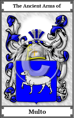 Multo Family Crest Download (JPG) Book Plated - 600 DPI