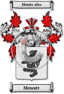 Mowatt Family Crest Download (jpg) Legacy Series - 150 DPI