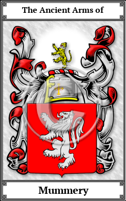 Mummery Family Crest Download (JPG)  Book Plated - 150 DPI