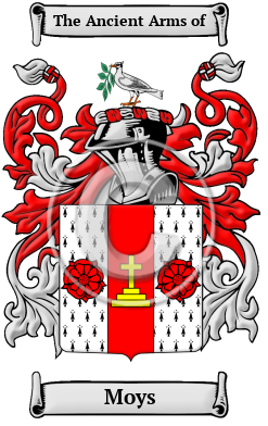 Moys Family Crest/Coat of Arms