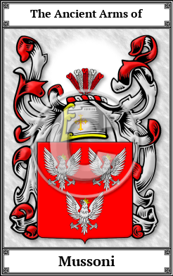 Mussoni Family Crest Download (JPG) Book Plated - 600 DPI