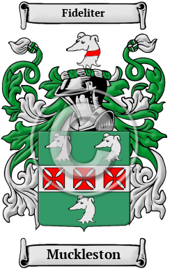 Muckleston Family Crest/Coat of Arms