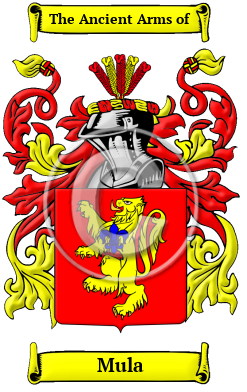 Mula Name Meaning, Family History, Family Crest & Coats of Arms