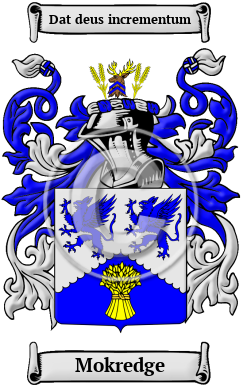 Mokredge Family Crest/Coat of Arms