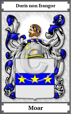 Moar Family Crest Download (JPG)  Book Plated - 150 DPI