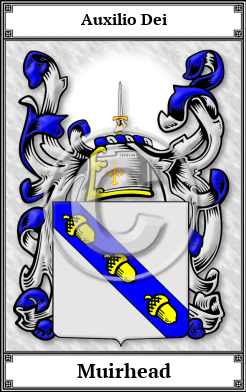 Muirhead Family Crest Download (JPG)  Book Plated - 150 DPI