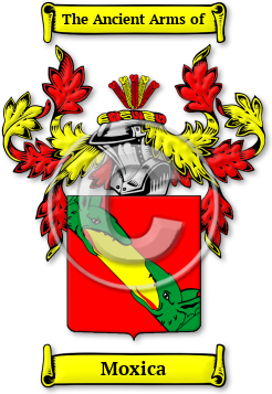 Moxica Family Crest Download (JPG) Legacy Series - 600 DPI