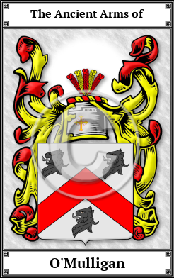 O'Mulligan Family Crest Download (JPG)  Book Plated - 150 DPI