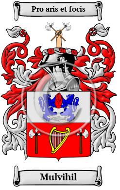 Mulvihil Family Crest/Coat of Arms