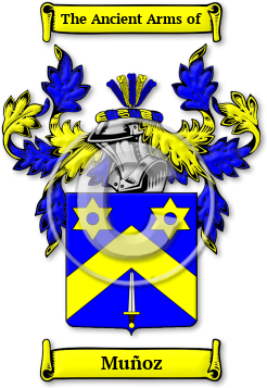 Muñoz Family Crest Download (jpg) Legacy Series - 150 DPI