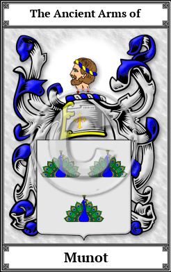 Munot Family Crest Download (JPG)  Book Plated - 150 DPI