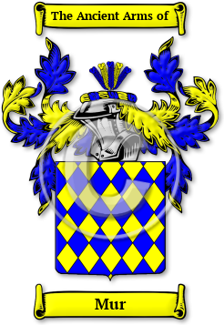 Mur Family Crest Download (jpg) Legacy Series - 150 DPI