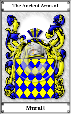 Muratt Family Crest Download (JPG)  Book Plated - 150 DPI