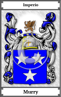 Murry Family Crest Download (JPG) Book Plated - 600 DPI