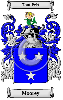 Moorey Family Crest/Coat of Arms