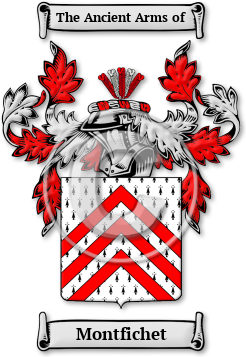 Montfichet Family Crest Download (jpg) Legacy Series - 150 DPI