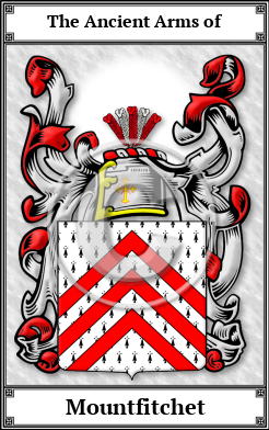 Mountfitchet Family Crest Download (JPG)  Book Plated - 150 DPI