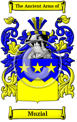 Muzial Family Crest/Coat of Arms