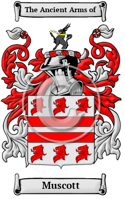 Muscott Family Crest/Coat of Arms